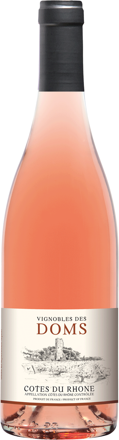 VIGNOBLE DES DOMS CÔTES DU RHÔNE ROSÉ 2023 (6 BTLES)
